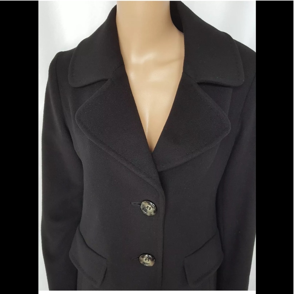 ⭐️SOLD⭐️Fleurette Half Cashmere/Wool Pea Coat - Picture 5 of 8